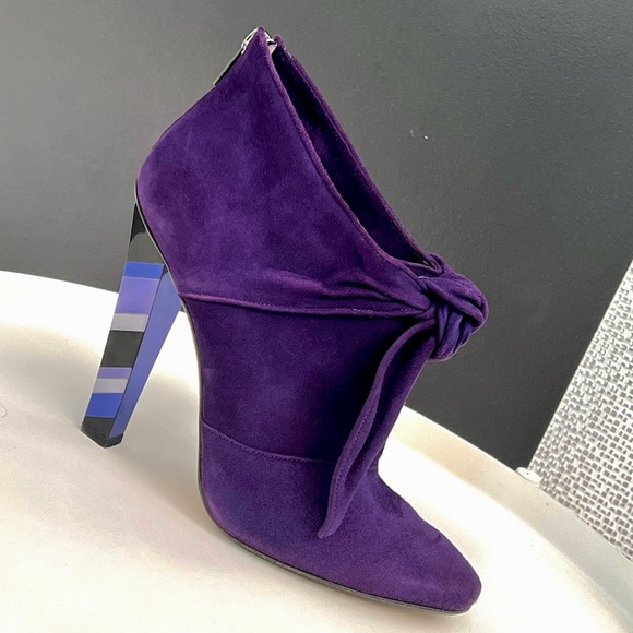 Jimmy Choo Erica Ankle Bootie Dark
Purple Suede - Picture 14 of 16